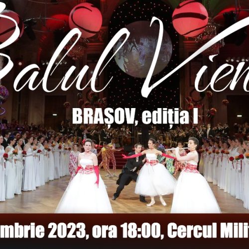 Brașovenii sunt invitați, în 20 octombrie, la Balul vienez de la Casa Armatei