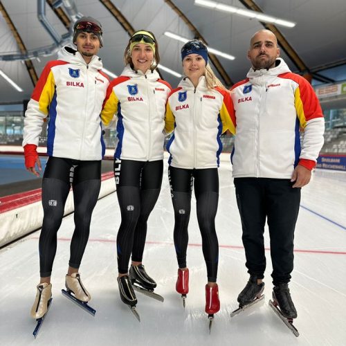 Toți cei patru sportivi seniori ai secției de patinaj viteză de la Corona Brașov, sunt calificați la Cupele Mondiale